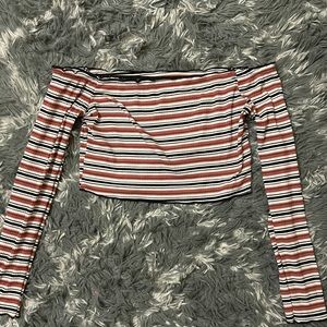 Long Sleeve Off Shoulder Top